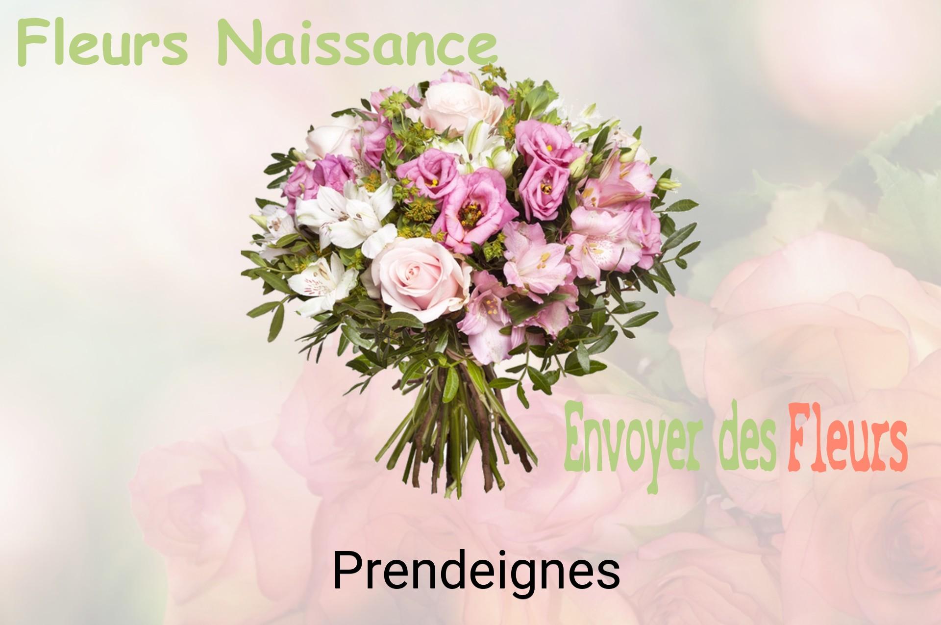 Bouquet de fleurs de naissance livré à Prendeignes